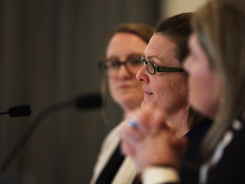 South Gippsland Shire Council's Allison Jones gave evidence to the Committee at Traralgon.