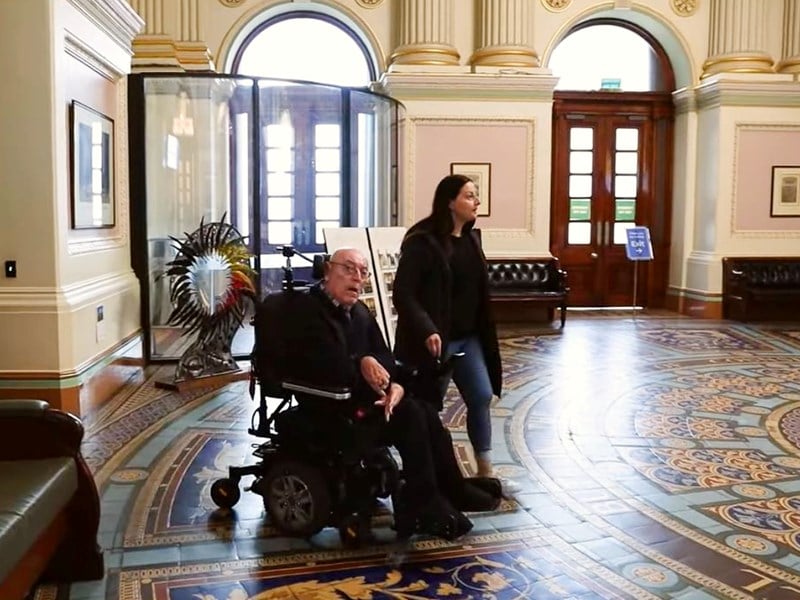 Making Parliament more accessible to people with disabilities has been a priority.